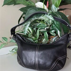 Black Leather Coach Soho Bag 2003